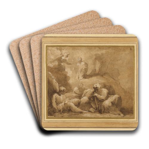 The Agony in the Garden by Valerio Castello Art Drink Coaster set