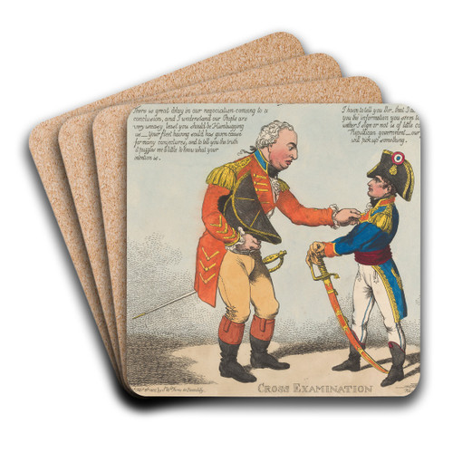 Cross Examination by Charles Williams Art Drink Coaster set