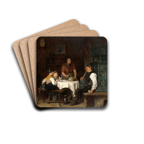 Der Festbraten by Felix Schlesinger Drink Coasters - set of 4
