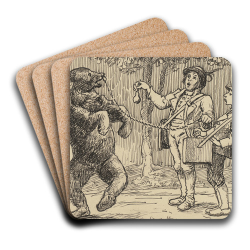 Br by Hans Thoma Art Drink Coaster set