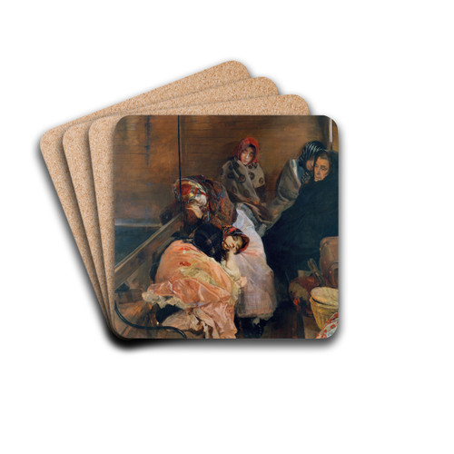 White Slave Trade by Joaqun Sorolla Drink Coasters - set of 4