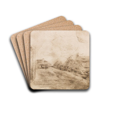 Strae in Zandvoort by Max Liebermann Drink Coasters - set of 4