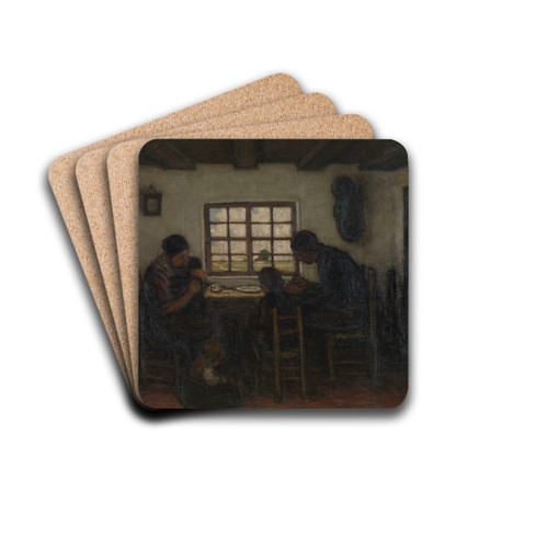 Interior in the Kempen by Jakob Smits Drink Coasters - set of 4