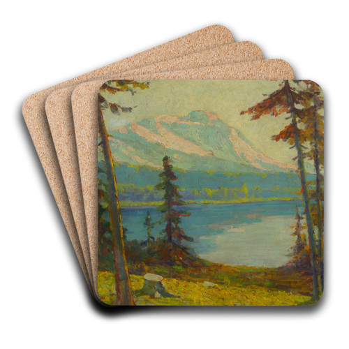 Tatra Mountain Lake by udovt ordk Art Drink Coaster set