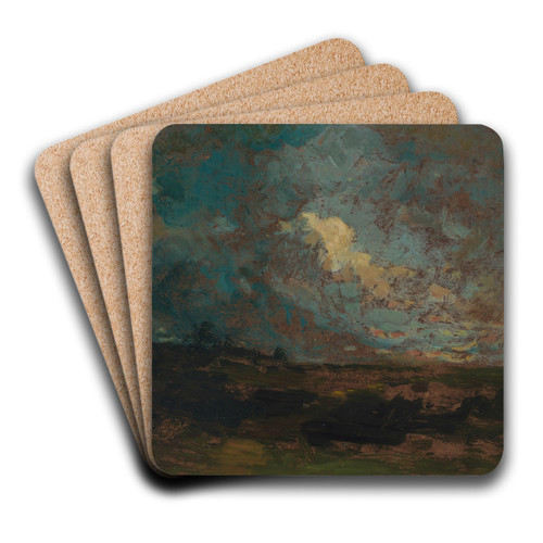 After the Shower by Edward Mitchell Bannister Art Drink Coaster set