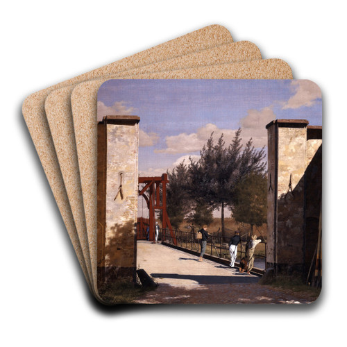The North Gate of the Citadel by Christen Kbke Art Drink Coaster set