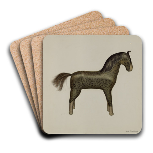 Horse by Selma Sandler Art Drink Coaster set