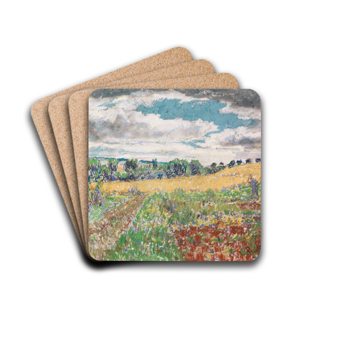 Sommerlandschaft by Christian Rohlfs Drink Coasters - set of 4
