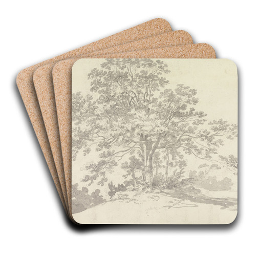 Tree by George Howland Beaumont Art Drink Coaster set
