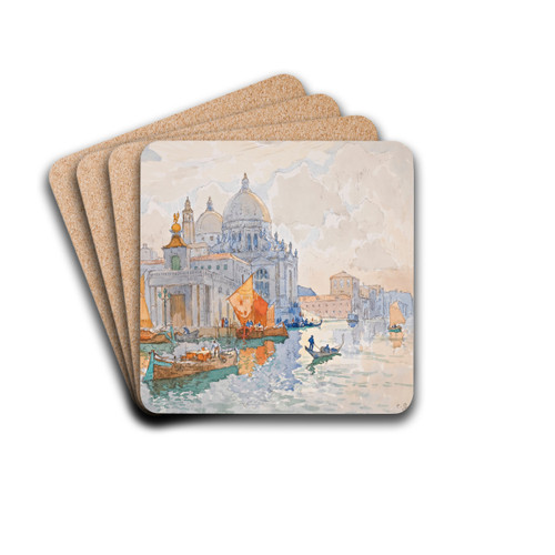 Santa Maria Della Salute, Venice by Konstantin Ivanovich Gorbatov Drink Coasters - set of 4