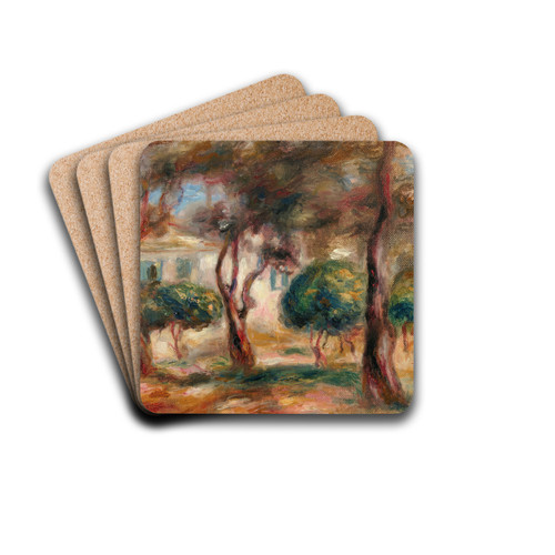 Le Jardin Des Collettes by Pierre-Auguste Renoir Drink Coasters - set of 4