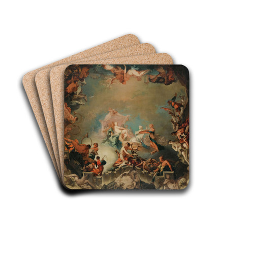 SKETCH FOR A CEILING by Matteo Bonechi Drink Coasters - set of 4 SKETCH FOR A CEILING by Matteo Bonechi Drink Coasters - set of 4
