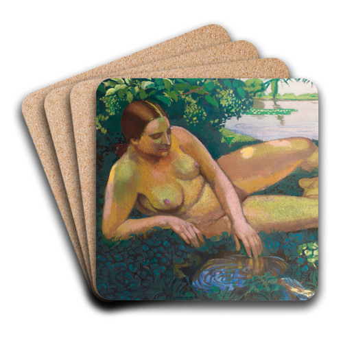 La Source by Maurice Denis Art Drink Coaster set