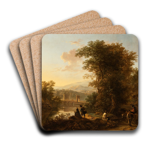 Landscape with a Draftsman by Jan Both Art Drink Coaster set