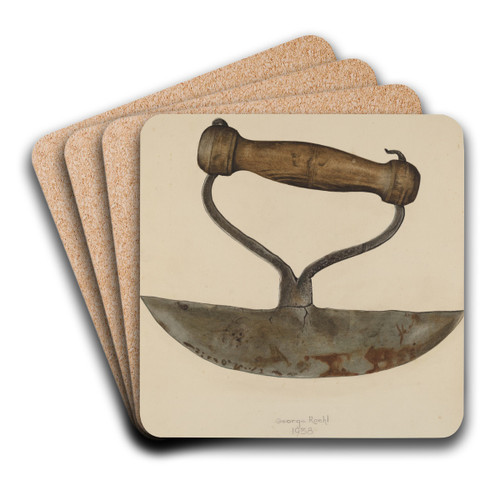 Chopper by George Roehl Art Drink Coaster set