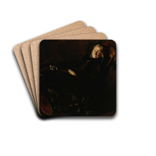 Portrait of Pelagia Witosawska by Konrad Krzyanowski Drink Coasters - set of 4