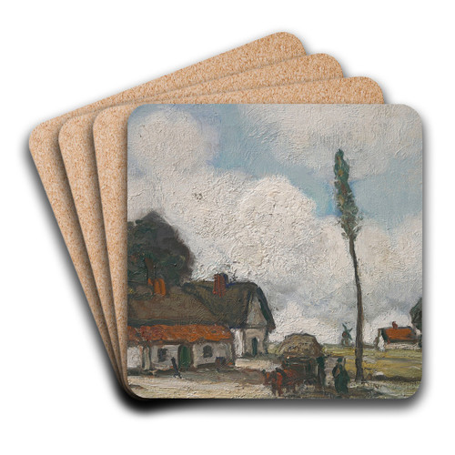 Landscape by Jakob Smits Art Drink Coaster set
