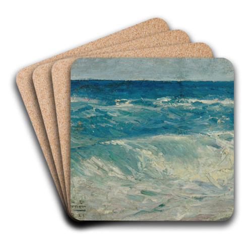 Seascape by William Henry Dethlef Koerner Art Drink Coaster set