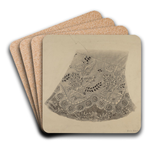 Embroidered Cuff by Erwin Schwabe Art Drink Coaster set
