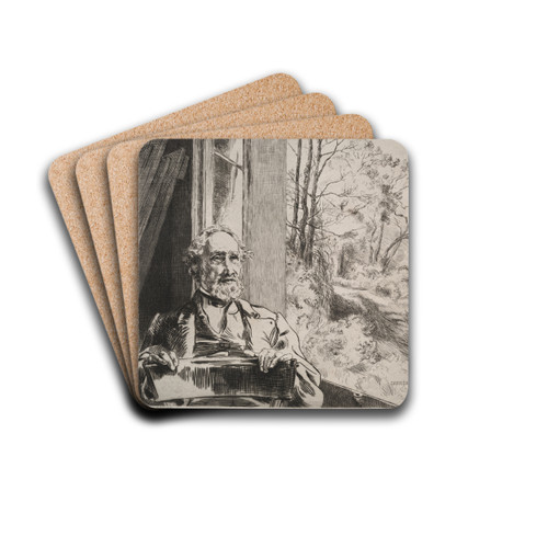 Meyer-Heine by Flix Bracquemond Drink Coasters - set of 4
