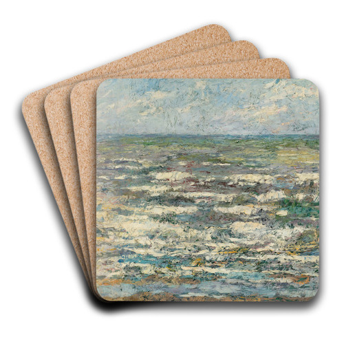 The Sea by Jan Toorop Art Drink Coaster set