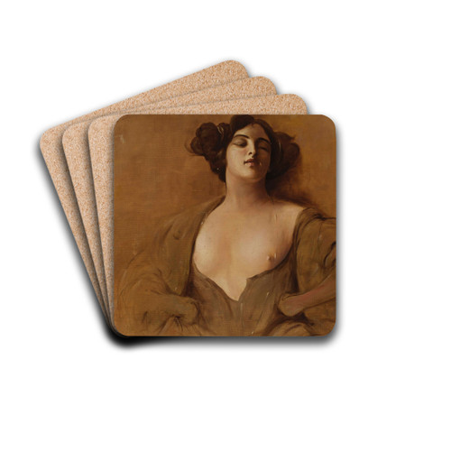 Hetaera by Franciszek murko Drink Coasters - set of 4 Hetaera by Franciszek murko Drink Coasters - set of 4