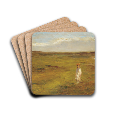 Kind in den Dnen by Max Liebermann Drink Coasters - set of 4