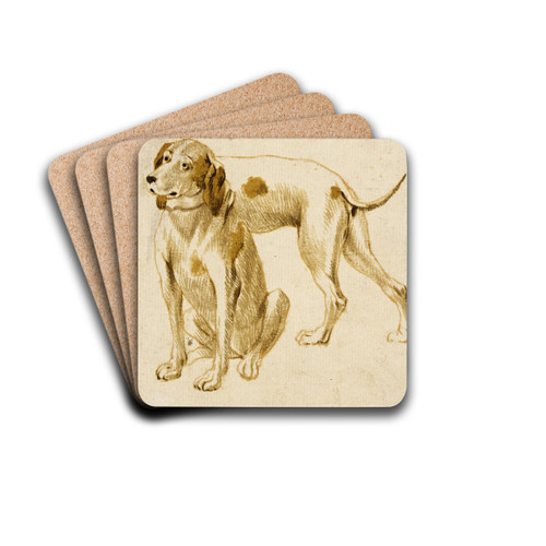 Studies of Dogs by Frans Snyders Drink Coasters - set of 4