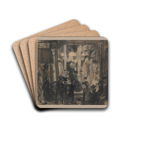 Shopwindow by Isaac Israls Drink Coasters - set of 4