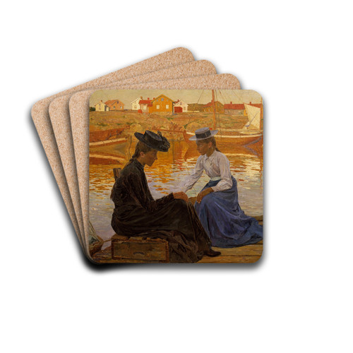 The Bay by Carl Wilhelmson Drink Coasters - set of 4