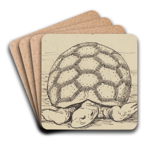 Schildkrte by Hans Thoma Art Drink Coaster set