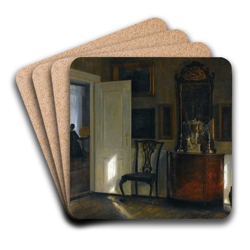 Interior by Carl Holse Art Drink Coaster set