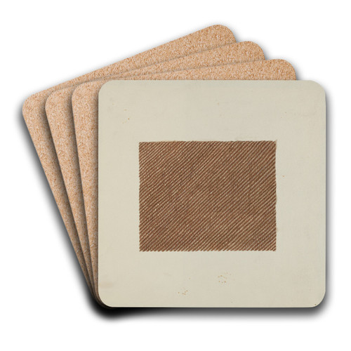 Shaker Textile by George Constantine Art Drink Coaster set
