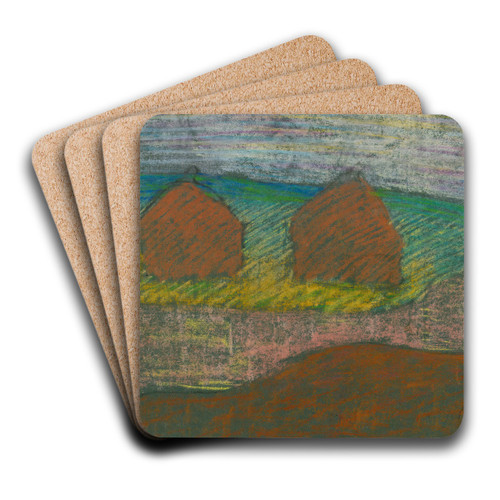 Meules by douard Vuillard Art Drink Coaster set