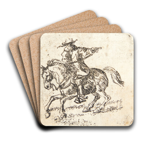 En rytter by Pieter van Laer Art Drink Coaster set