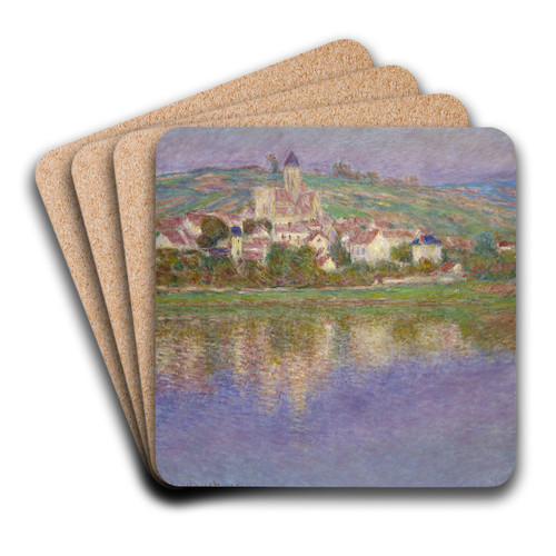 Vtheuil by Claude Monet Art Drink Coaster set