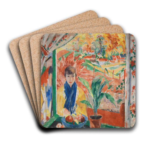 Autumn by Rik Wouters Art Drink Coaster set Autumn by Rik Wouters Art Drink Coaster set