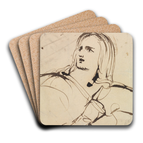 Study For, Christ's Entry into Jerusalem. by Benjamin Robert Haydon Art Drink Coaster set Study For, Christ's Entry into Jerusalem. by Benjamin Robert Haydon Art Drink Coaster set