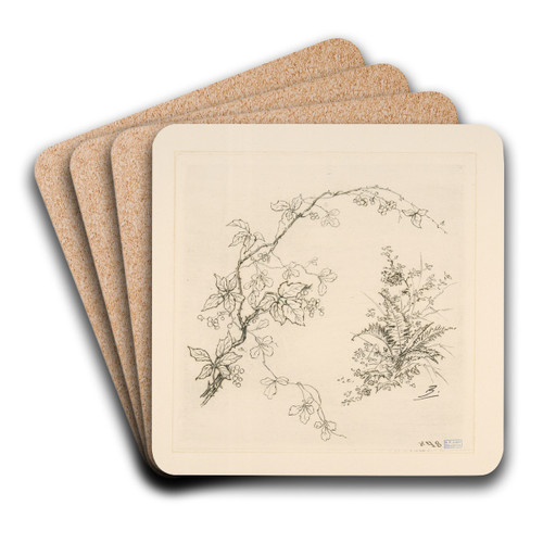 Ronce. by Flix Bracquemond Art Drink Coaster set