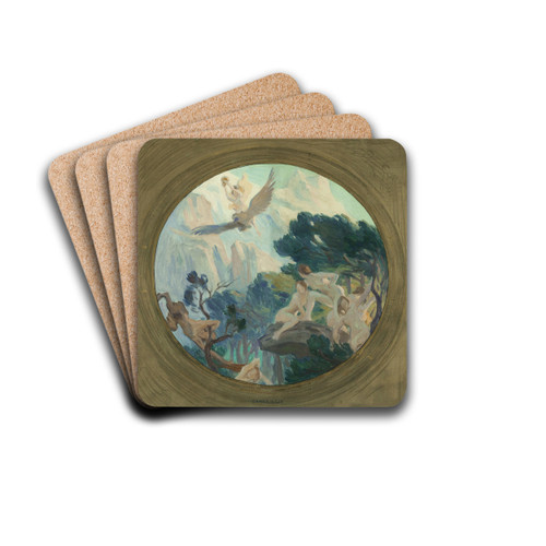 L'Ambroisie by Victor Emile Prouv Drink Coasters - set of 4