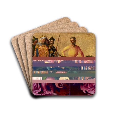 Martyrdom of St Paul by Stefan Lochner Drink Coasters - set of 4