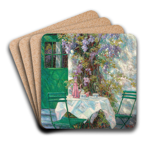 Teatime by Anna De Weert Art Drink Coaster set
