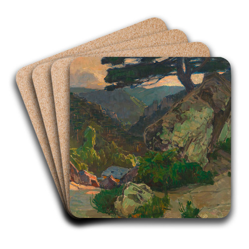 Blick in die Klausen bei Mdling by Carl Moll Art Drink Coaster set