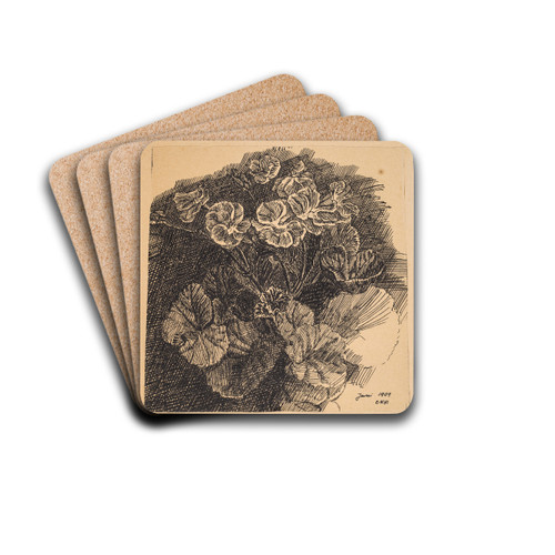 Blomster by Christian Kongstad Petersen Drink Coasters - set of 4