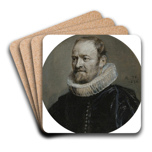 Portrait Of Nicholas Rockox by Anthony van Dyck Art Drink Coaster set