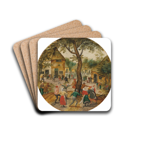 Summer by Pieter Brueghel The Younger Drink Coasters - set of 4