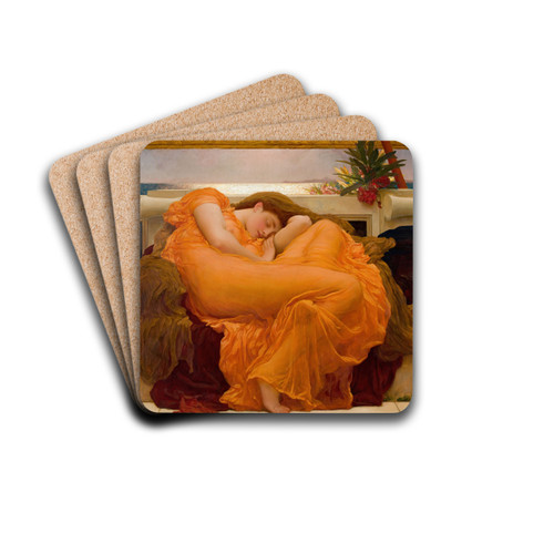 Flaming June by Frederic Leighton Drink Coasters - set of 4