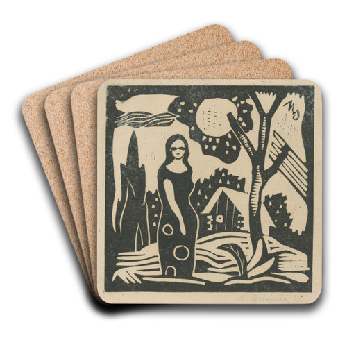 ena v krajine by Mikul Galanda Art Drink Coaster set ena v krajine by Mikul Galanda Art Drink Coaster set
