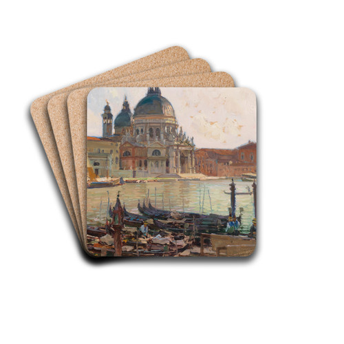 Santa Maria della Salute, Venice, by Carl Moll Drink Coasters - set of 4