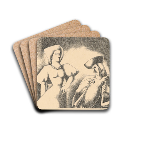 Piper by Mikul Galanda Drink Coasters - set of 4 Piper by Mikul Galanda Drink Coasters - set of 4